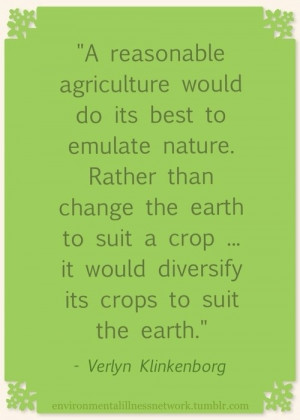 Environment quotes sayings agriculture crop earth