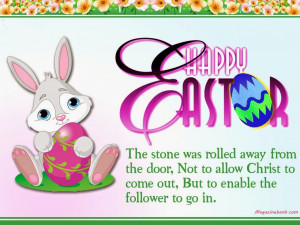 Happy Easter The stone was rolled away from the
