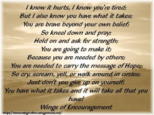 wings of encouragement home