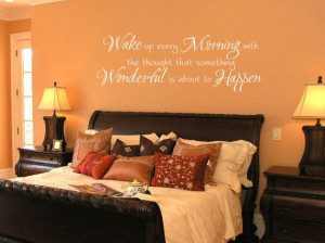 Wake Up Every Morning Wall Decal english quote vinyl by hicomehere, $ ...