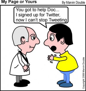 Cartoon: Help Me Stop Tweeting (medium) by mdouble tagged cartoon ...