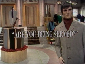 Are You Being Served pilot title card