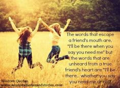 true friendship girls | True friends | Quotes