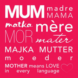 Say Happy Mother’s Day in Many Different Languages