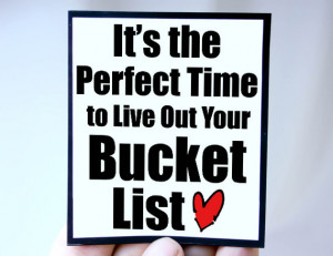 bucket list mgt ret101 $ 3 00 bucket list quote magnet quote it s the ...