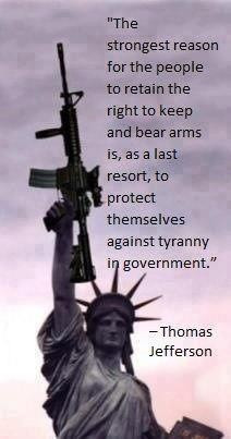 Jefferson - Right to Bear Arms quote