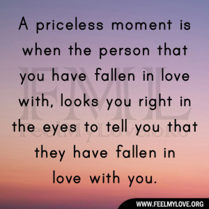 The person that you have fallen in love