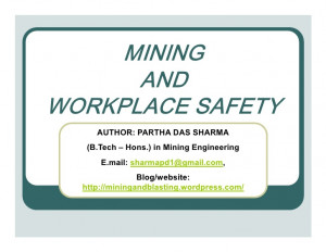 Mining and workplace safety