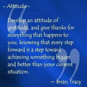 Attitude of gratitude
