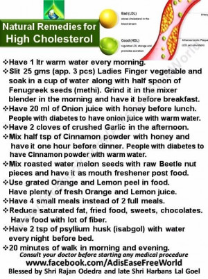 Natural remedies for High / bad Cholesterol Must Share Cholesterol is ...