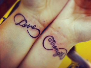 Love Strength Tattoo