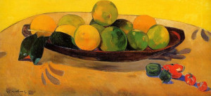 Still life with Tahitian oranges, 1892 Paul Gauguin. www ...