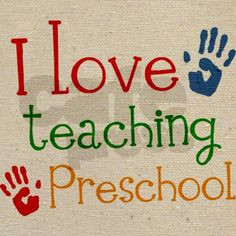 Love Teaching Preschool Tote Bag More