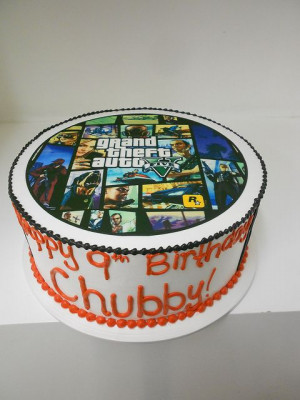 Grand Theft Auto birthday cake: Boys Cakes, Grand Theft Auto Birthday ...