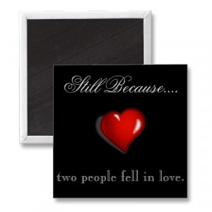 Love Quote Magnet with Heart