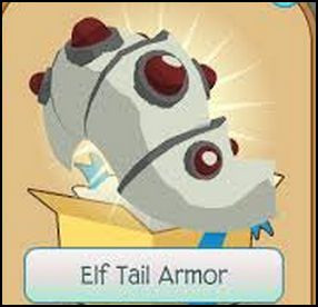 White Tail Armor Animal Jam Beta