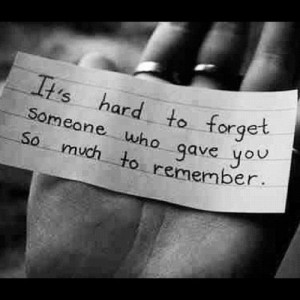 ll never be able to forget about you..