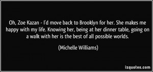 More Michelle Williams Quotes