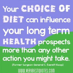 Your Choice Of Diet Can Influence Your Long Term Health Prospects More ...