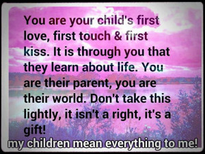 being a parent inspirational quote