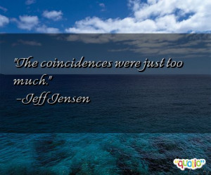 Quotes about Coincidences