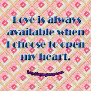 Open our hearts with love - SayingImages.Net