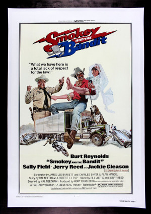 Smokey and the Bandit (Burt Reynolds) Movie/Film Print/Poster/Canvas ...