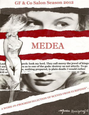direct quotes from the greek play medea OTOA VERSE MEDEA NOIR