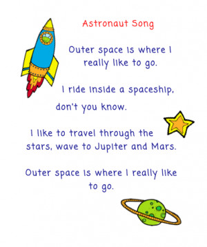 Astronaut Song for Calendar Time