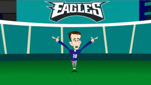 Eagles trash-talk Giants using Bradley Cooper and cartoon Eli Manning