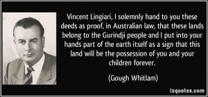 More Gough Whitlam Quotes