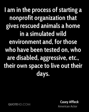 am in the process of starting a nonprofit organization that gives ...