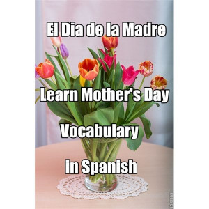 ... learning spanish el dia de la madre mother s day vocabulary in spanish
