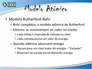 Modelo Atômico Modelo Rutherford-Bohr – Bohr completou o modelo ...