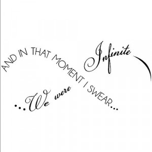 Perks of being a wallflower- Quotes.