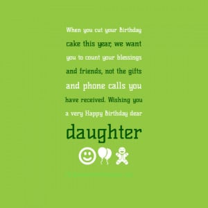 Inspirational Quotes For Your Daughter On Her Birthday