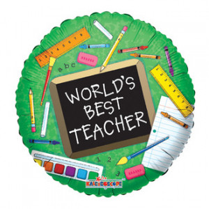 World Best Teacher Balloon