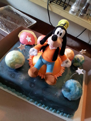 Goofy Birthday Cake Picture