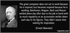 Quotes by Ernest Newman