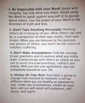 The Four Agreements