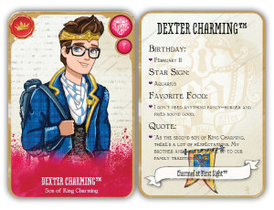 Details about Ever After High DEXTER CHARMING Boy Doll ROYAL Story ...