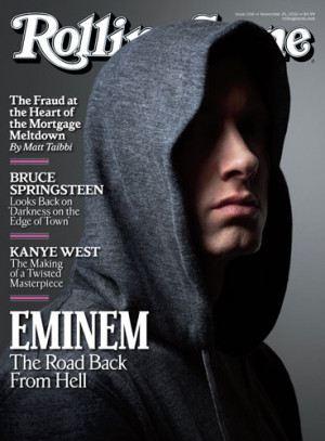 in Whole Foods’ checkout line last night, and there was Eminem ...