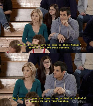 ... is the life blood of the show. Enjoy these Modern Family TV Quotes