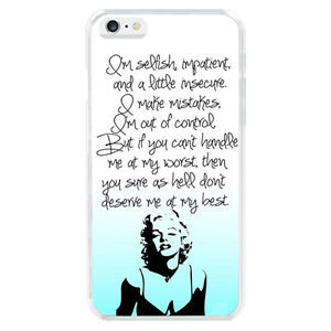 Marilyn-Monroe-Quote-Unique-Pattern-Hard-Cover-Case-For-Apple-iphone-6 ...