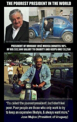 Jose Mujica. Uruguay president. Twitter/TheMindBlowing