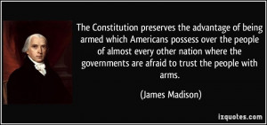 Constitution James Madison Famous Quotes
