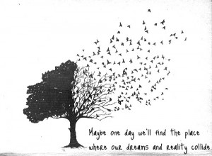birds, drawing, dream, freedom, reality, tattoo, tree