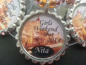 Personalized Girls Night Out Party Favors, Wine Charms and more