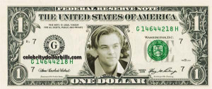 Leonardo DiCaprio Leo DiCaprio dollar bill