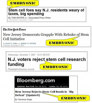 embryonic stem cell research republican pro-life Neighborhoods